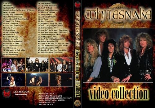 Whitesnake - Видеоколлекция (2018) DVDRip, BDRip